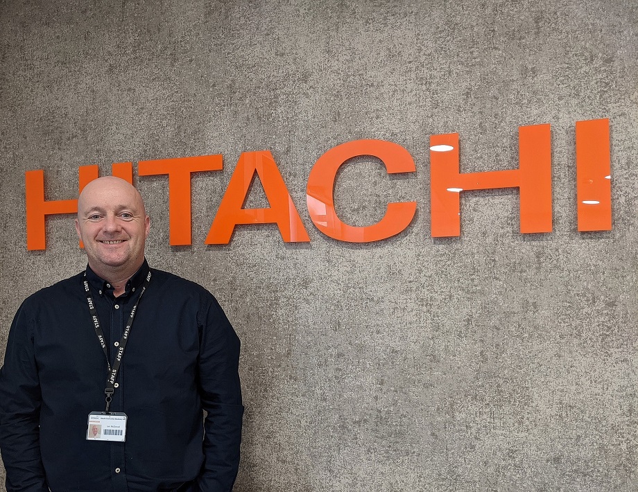 Hitachi welcomes new product support manager for Scotland