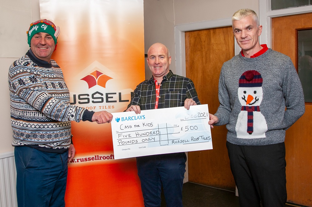 Russell Roof Tiles delivers Christmas cheer to children