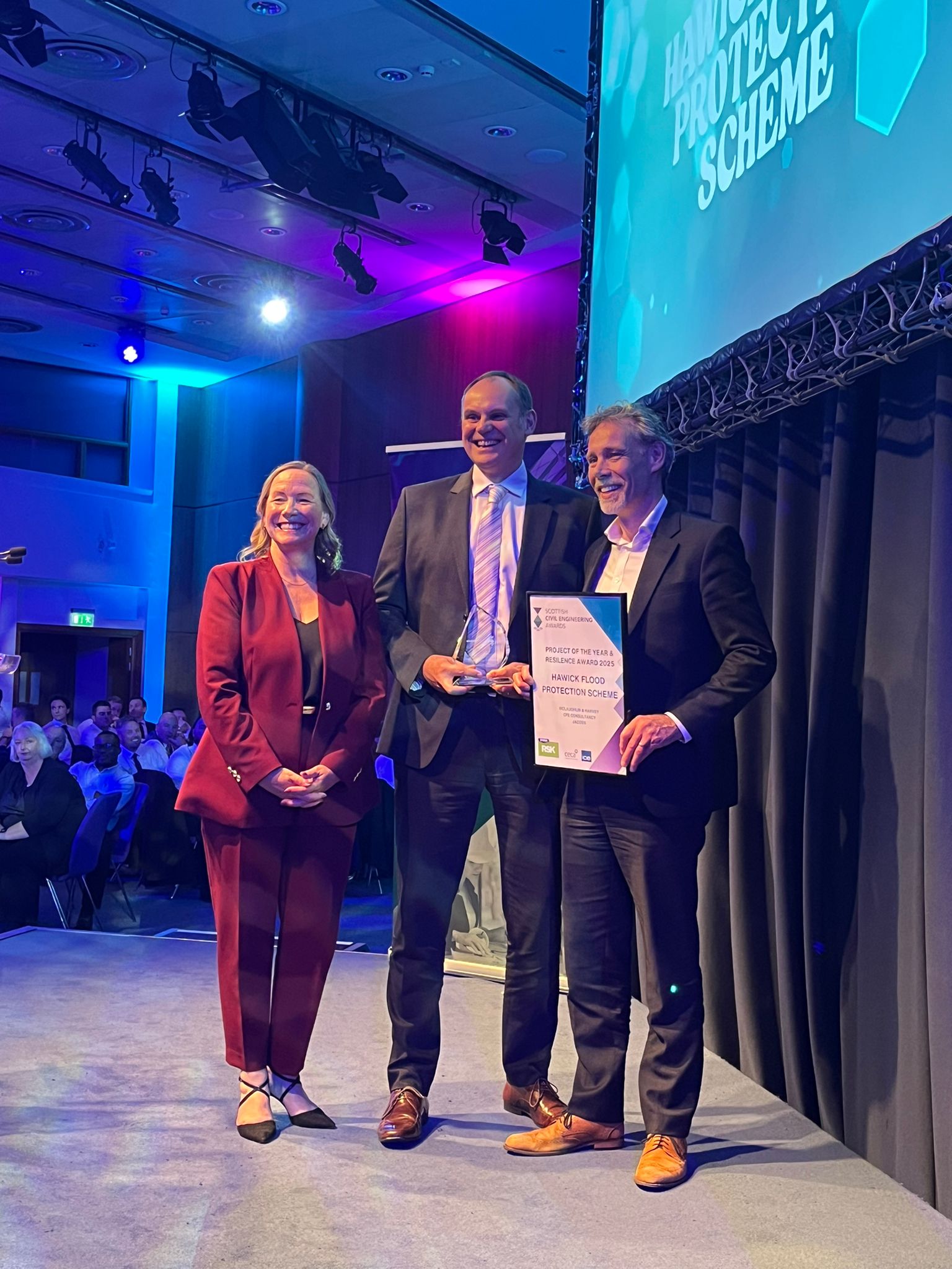 Hawick Flood Protection Scheme crowned civils project of the year