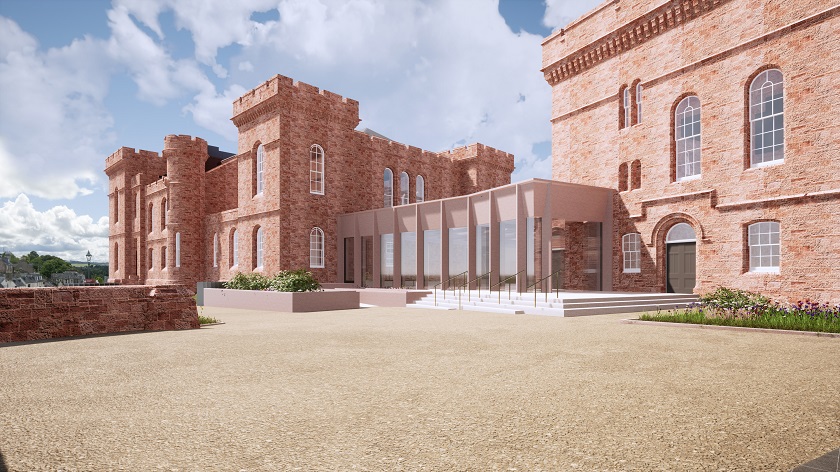 Inverness Castle transformation main construction contract out to tender