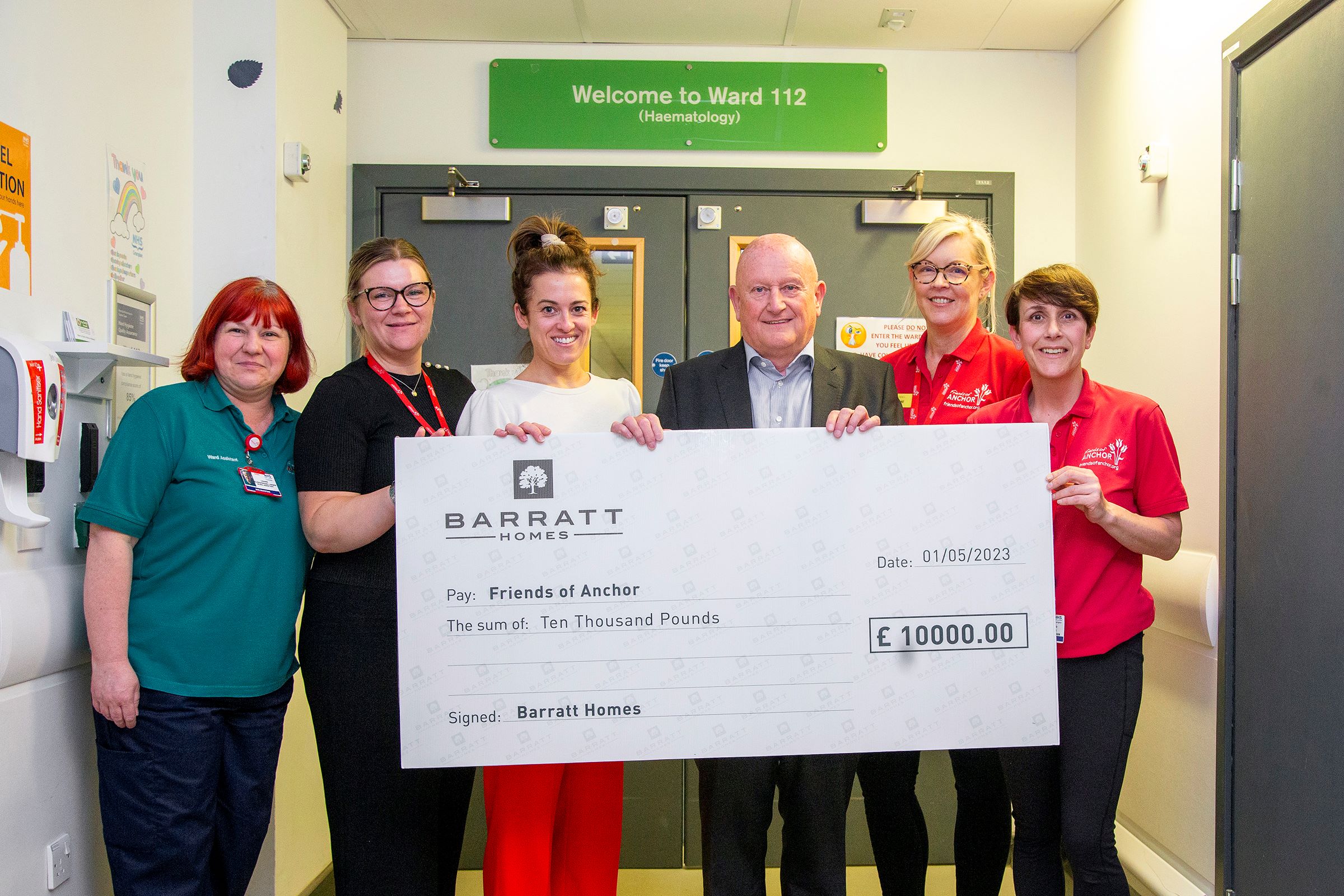 Barratt Developments donates £20k to cancer support charities in North of Scotland