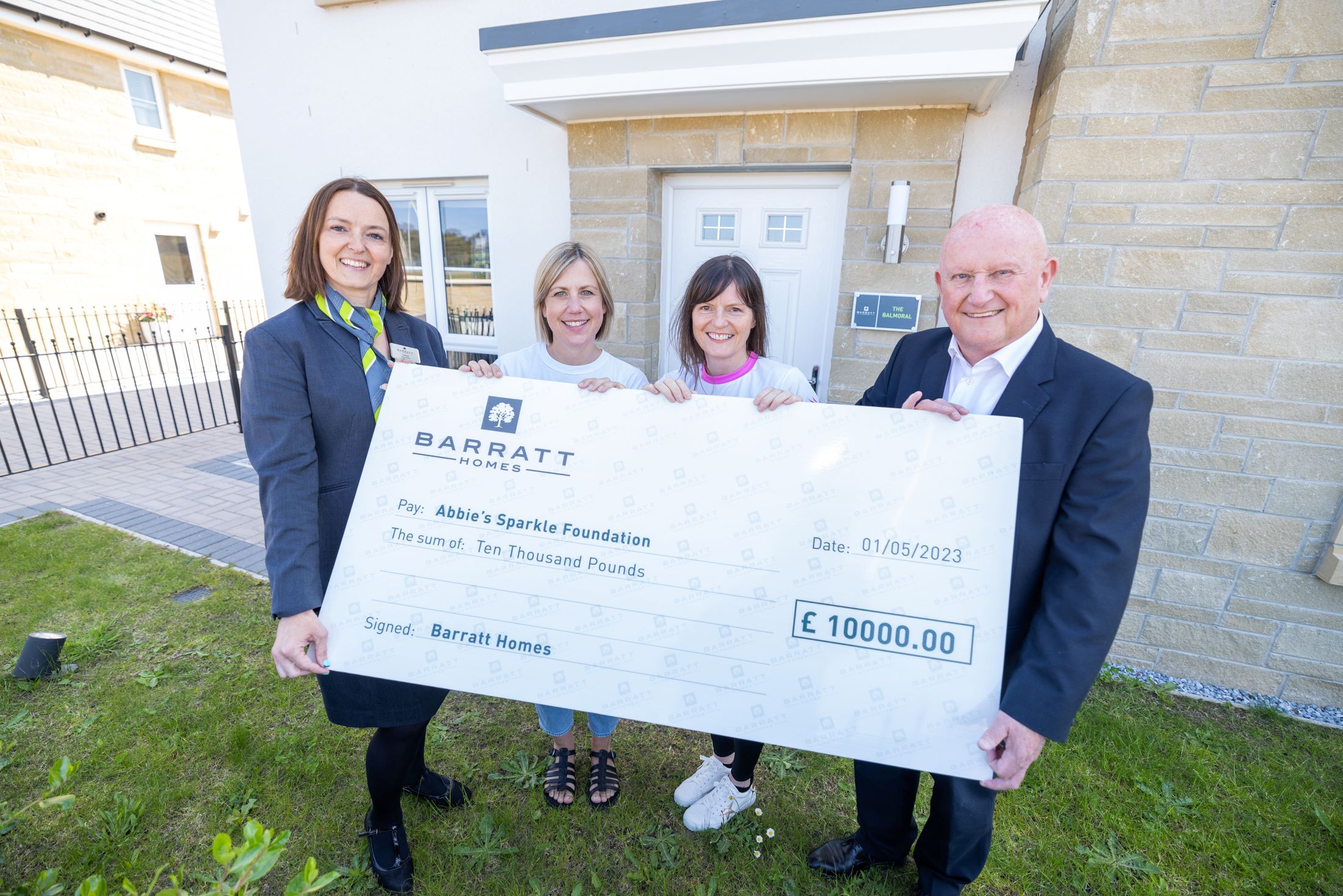 Barratt Developments Scotland pledges £50,000 to aid food inequality and support cancer care