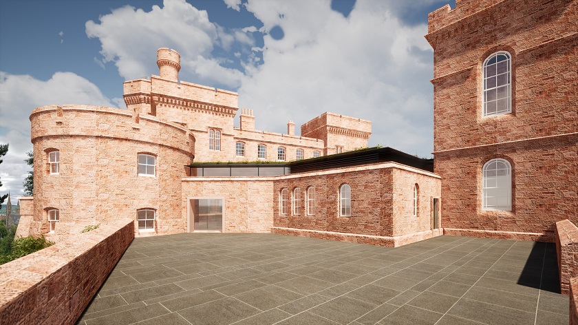 Inverness Castle transformation main construction contract out to tender