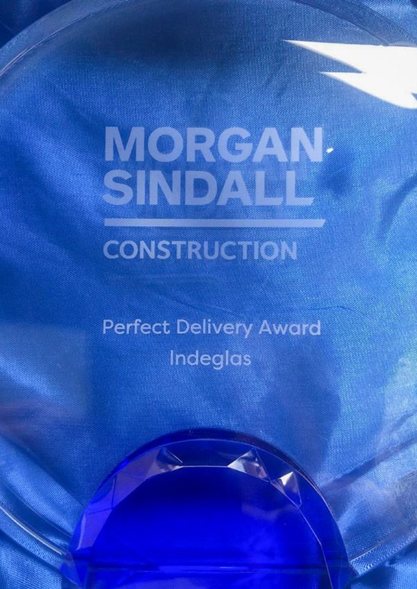 Indeglas recognised at Morgan Sindall Supply Chain Awards
