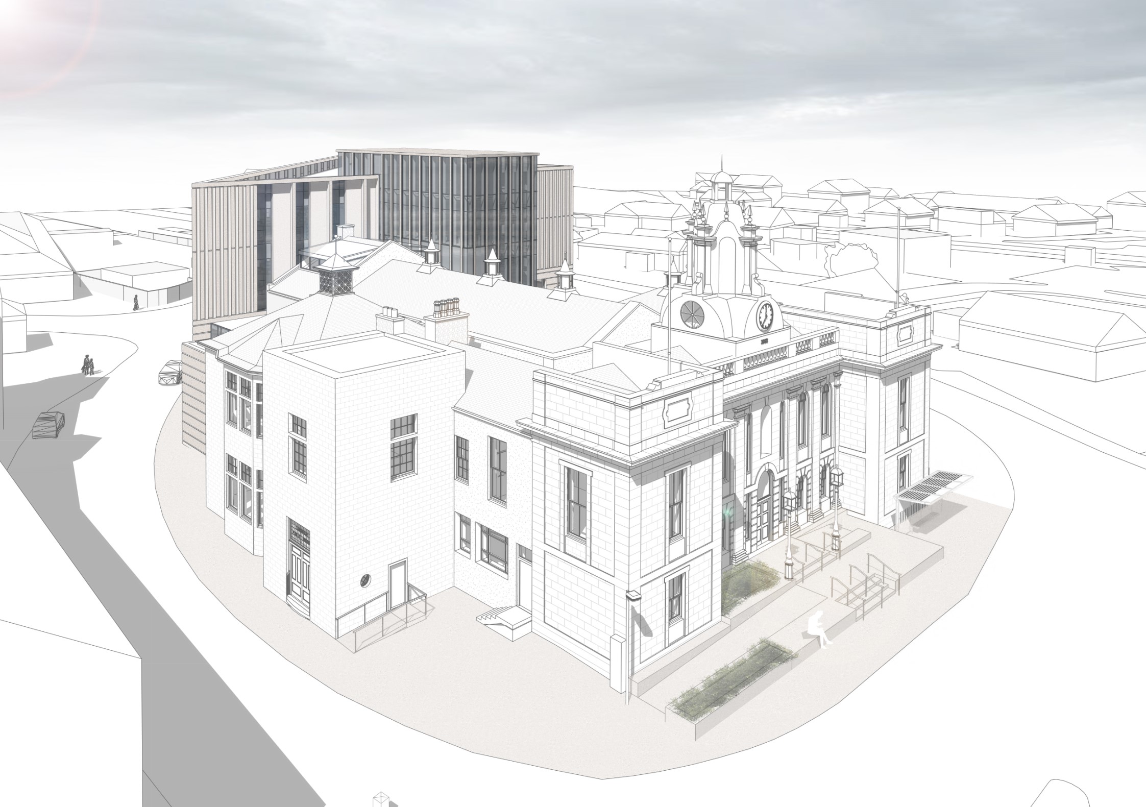 Inverurie Town Hall planning applications withdrawn