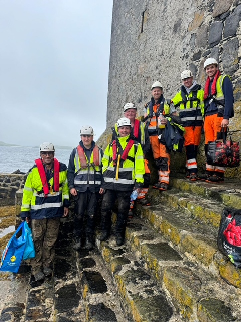 JML Contracts lends expertise to Kisimul Castle conservation