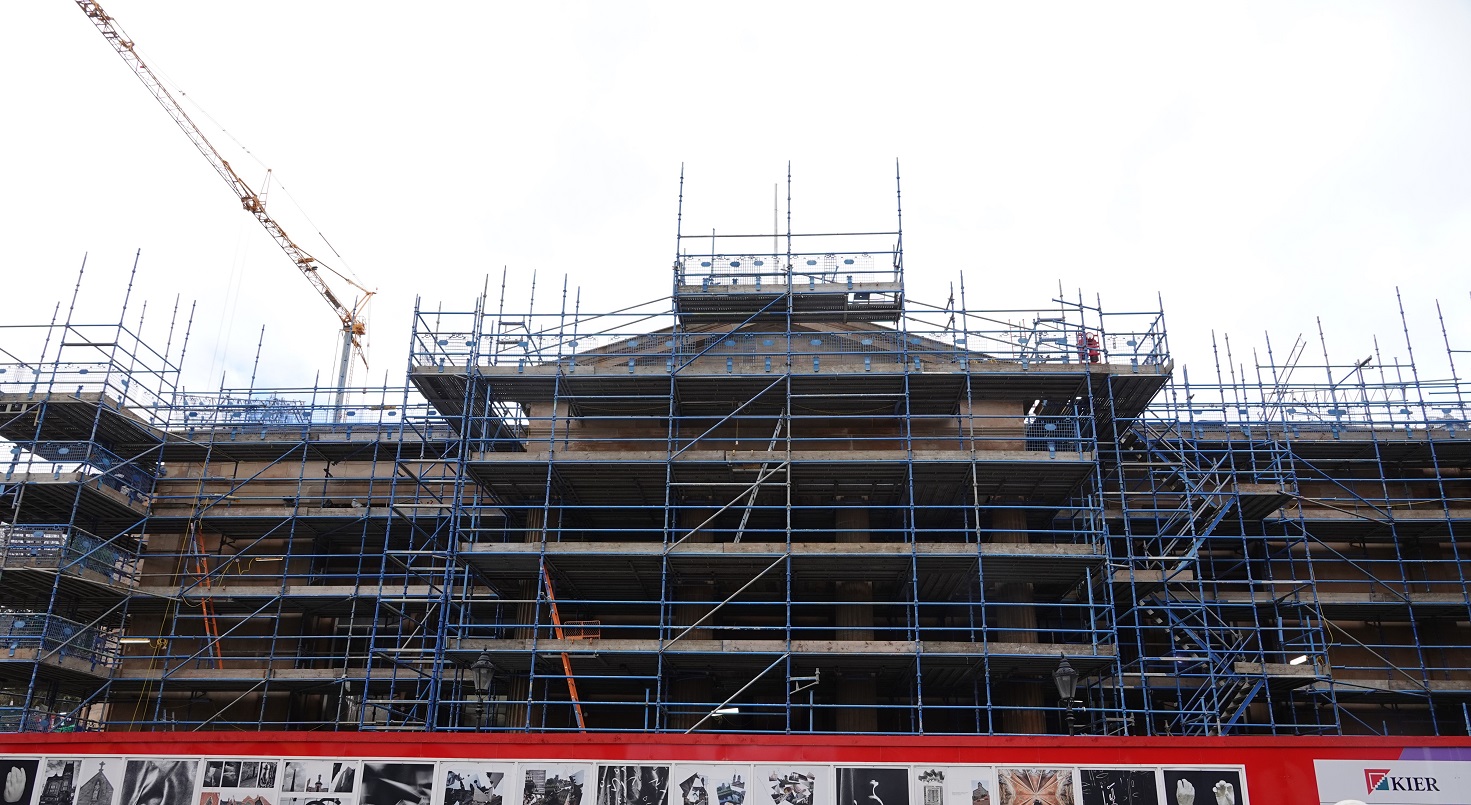 JR scaffolding a new future for Paisley Museum