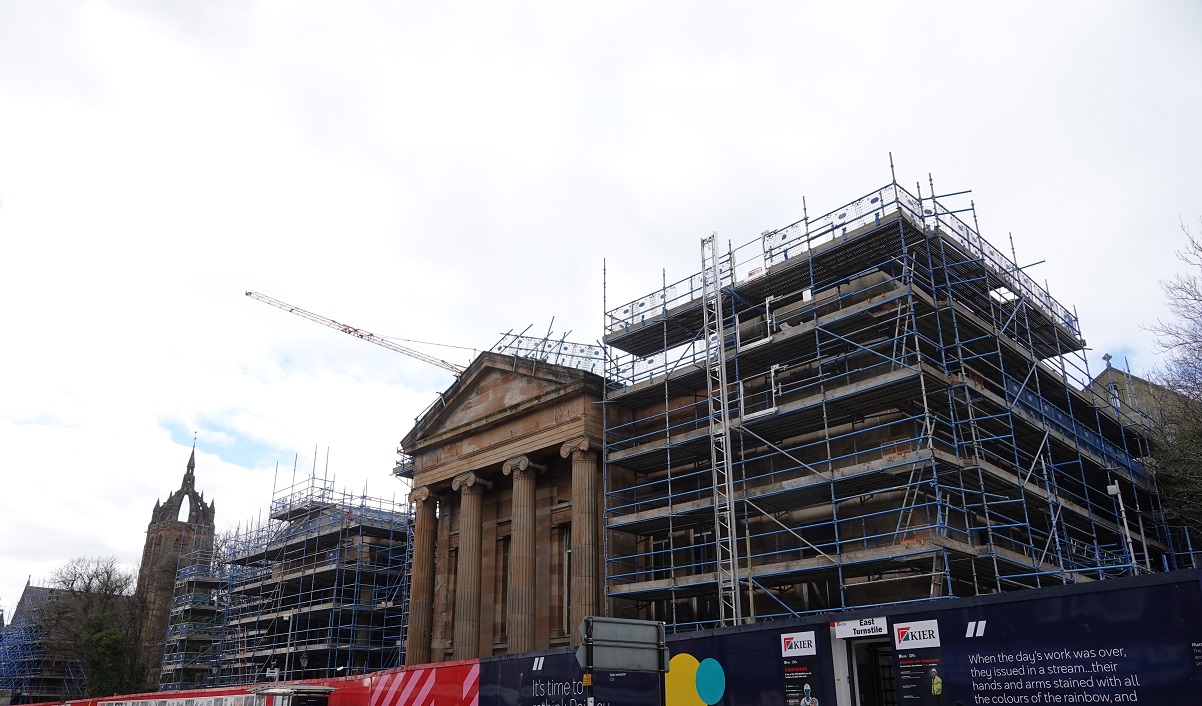 JR scaffolding a new future for Paisley Museum