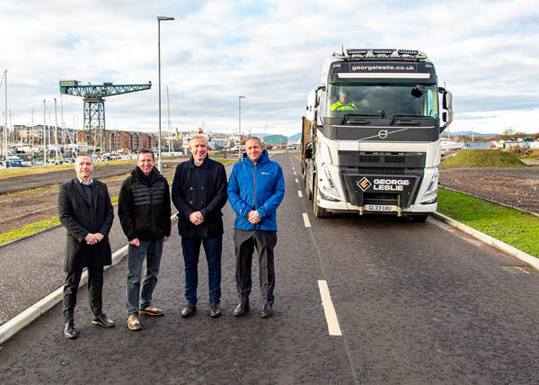 New road brings new opportunities to James Watt Dock