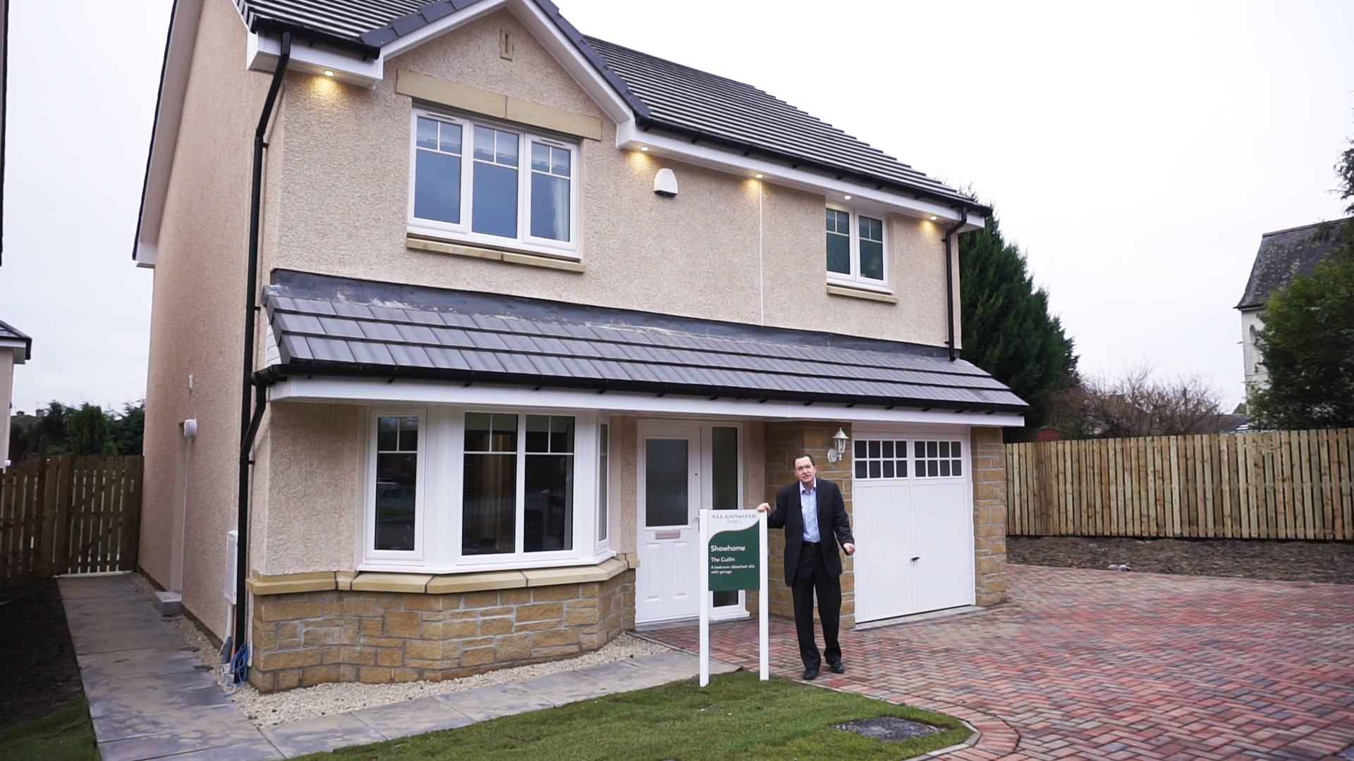 Allanwater Homes accountant turns presenter to showcase new developments