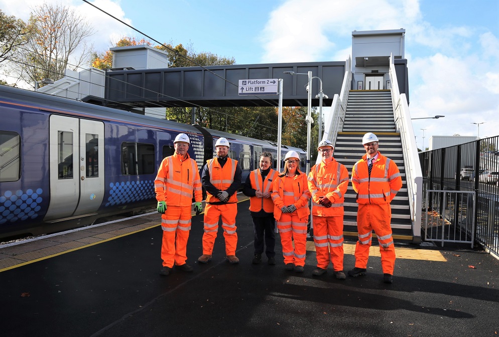 Johnstone station bridge opens to public