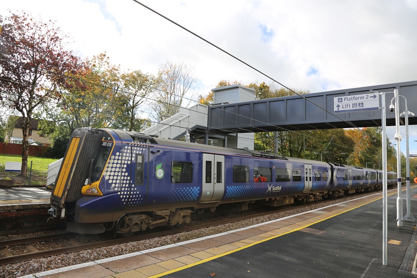 Johnstone station bridge opens to public