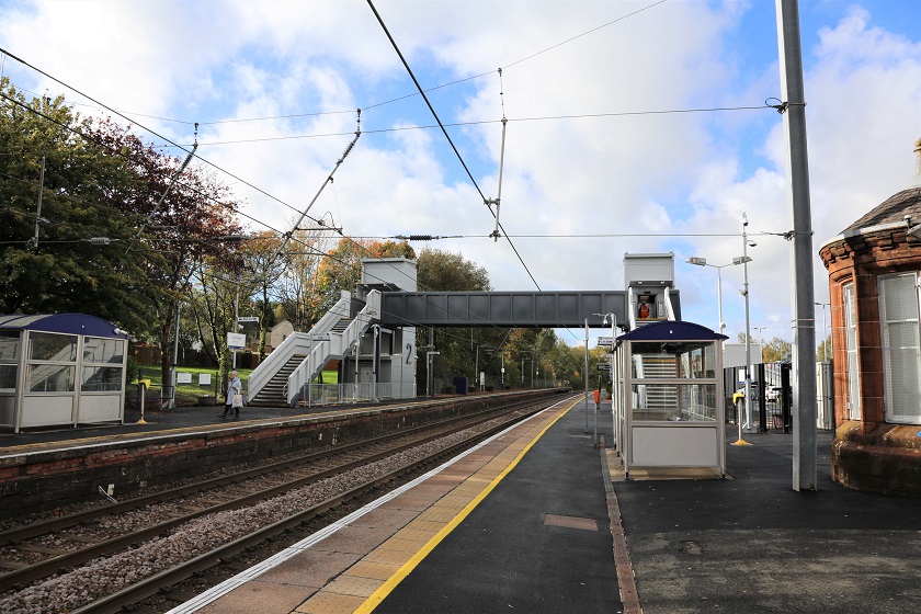 Johnstone station bridge opens to public