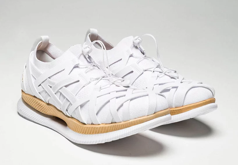 And finally... Kengo Kuma draws on bamboo weaving with Asics collaboration