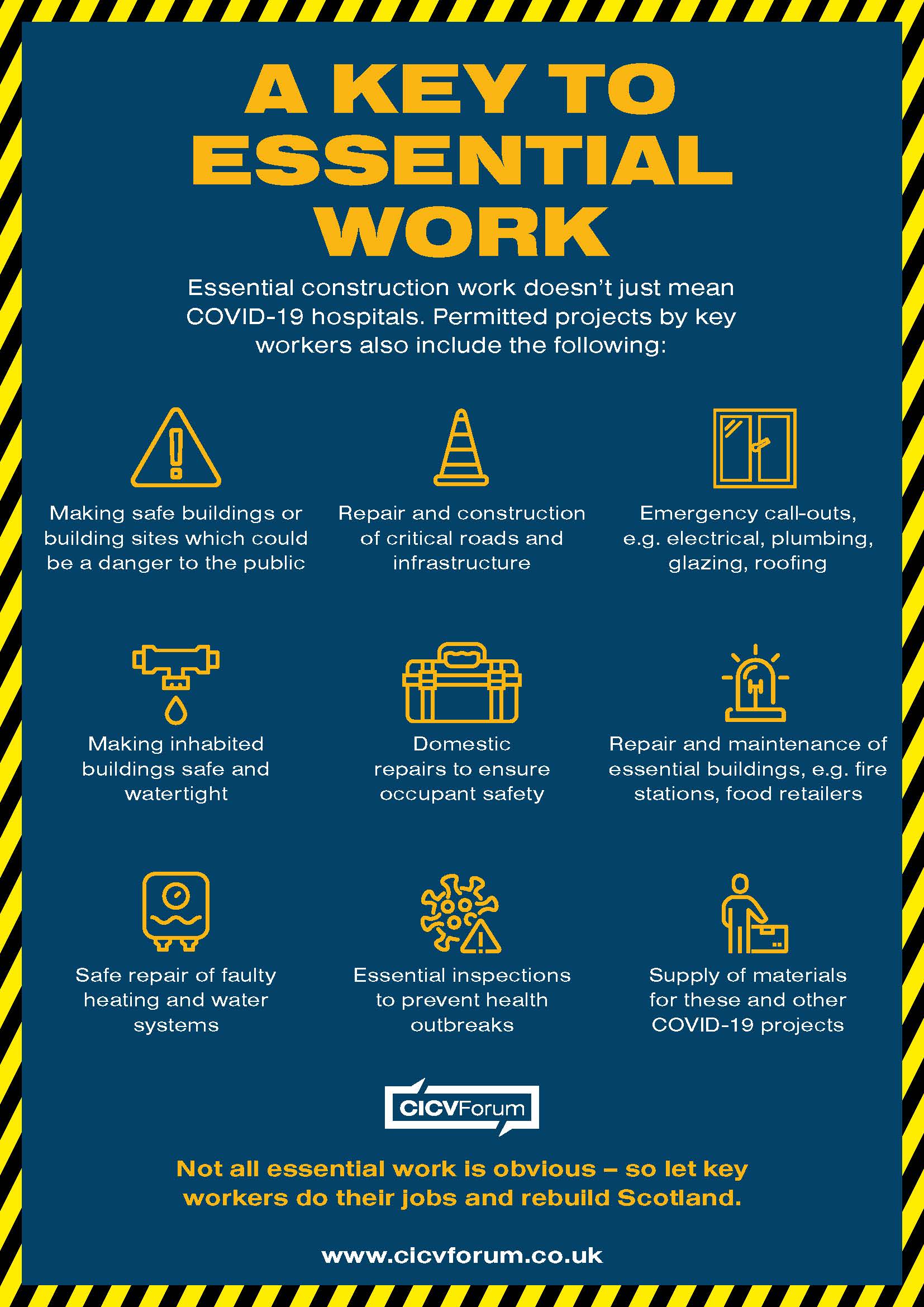 Construction bodies release new infographic to avoid key worker harassment