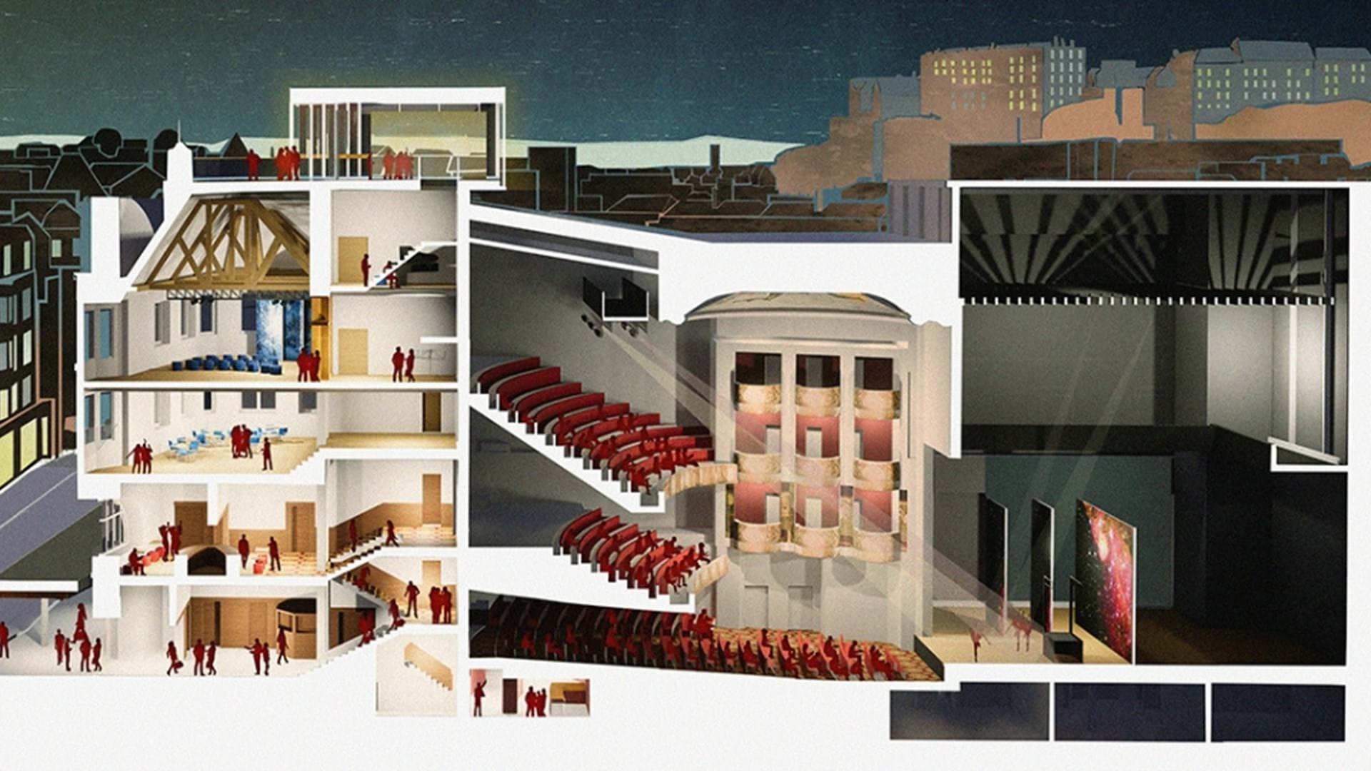 Bennetts Associates unveils initial designs for King's Theatre £20m revamp