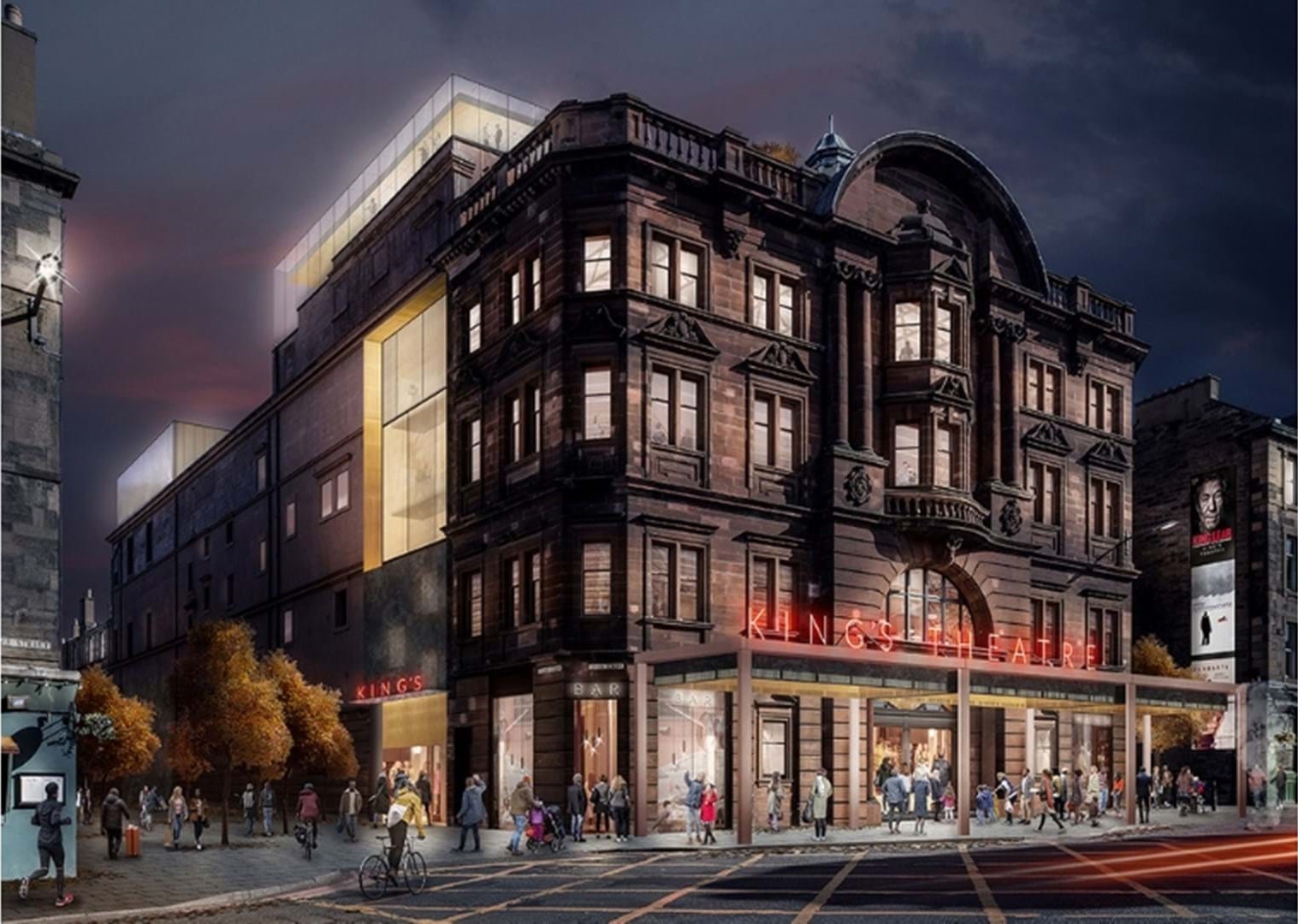 Bennetts Associates unveils initial designs for King's Theatre £20m revamp