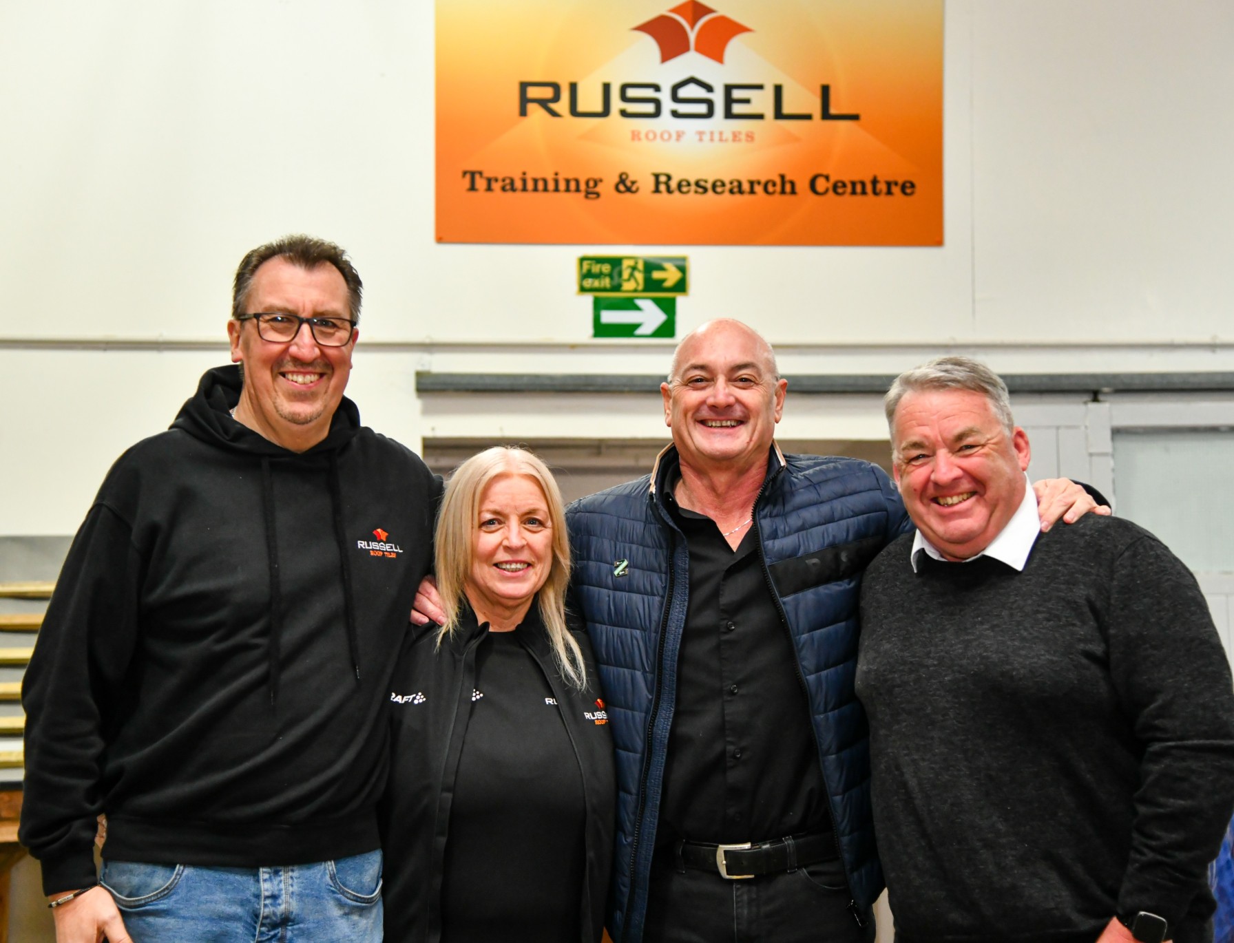 Russell Roof Tiles team loses weighty amount for charity