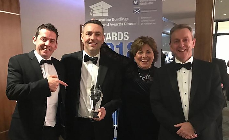 Morris & Spottiswood recognised as top contractor at Scottish education awards