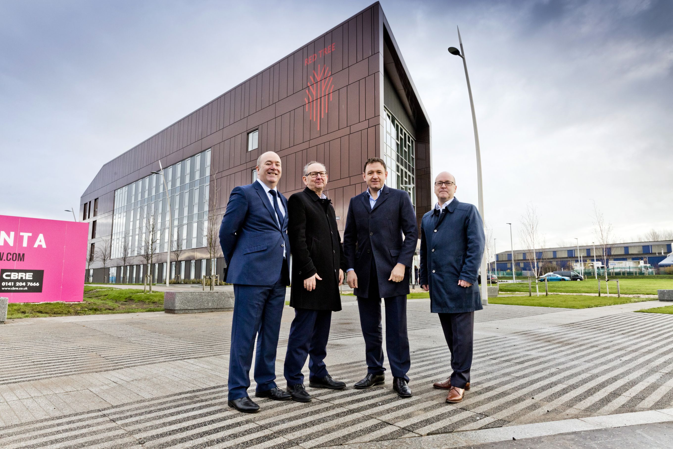 Robertson marks completion of Clyde Gateway office building