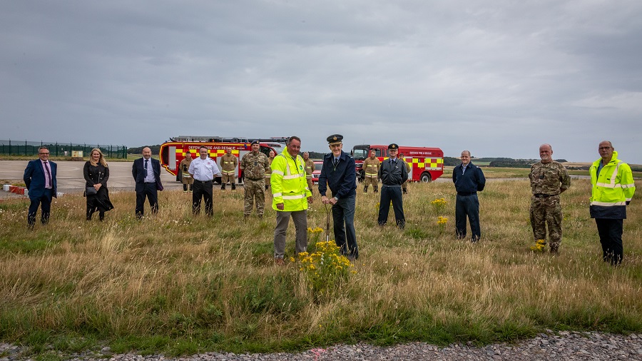 Work starts on RAF Lossiemouth’s new Crash, Fire and Rescue Station