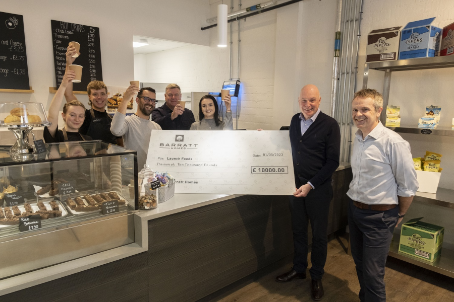 Barratt Developments Scotland pledges £50,000 to aid food inequality and support cancer care
