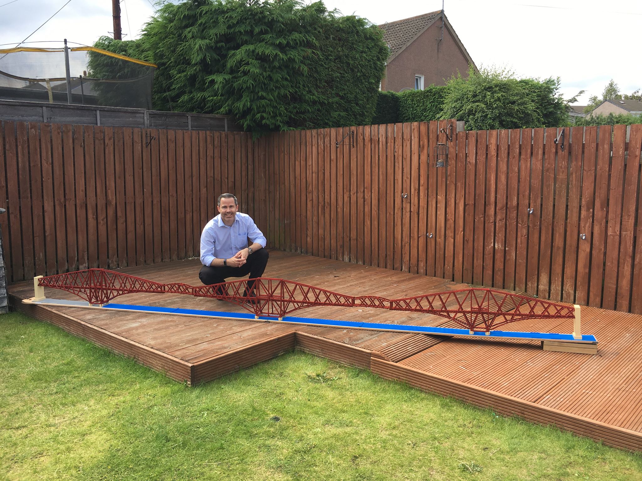 And finally... Engineer completes 4.7m Lego model of Forth Bridge