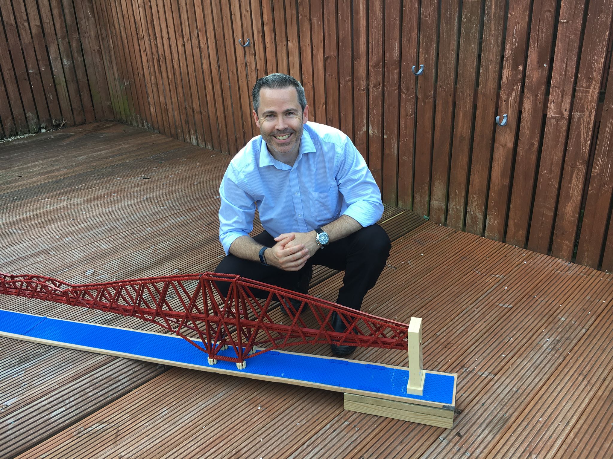 And finally... Engineer completes 4.7m Lego model of Forth Bridge