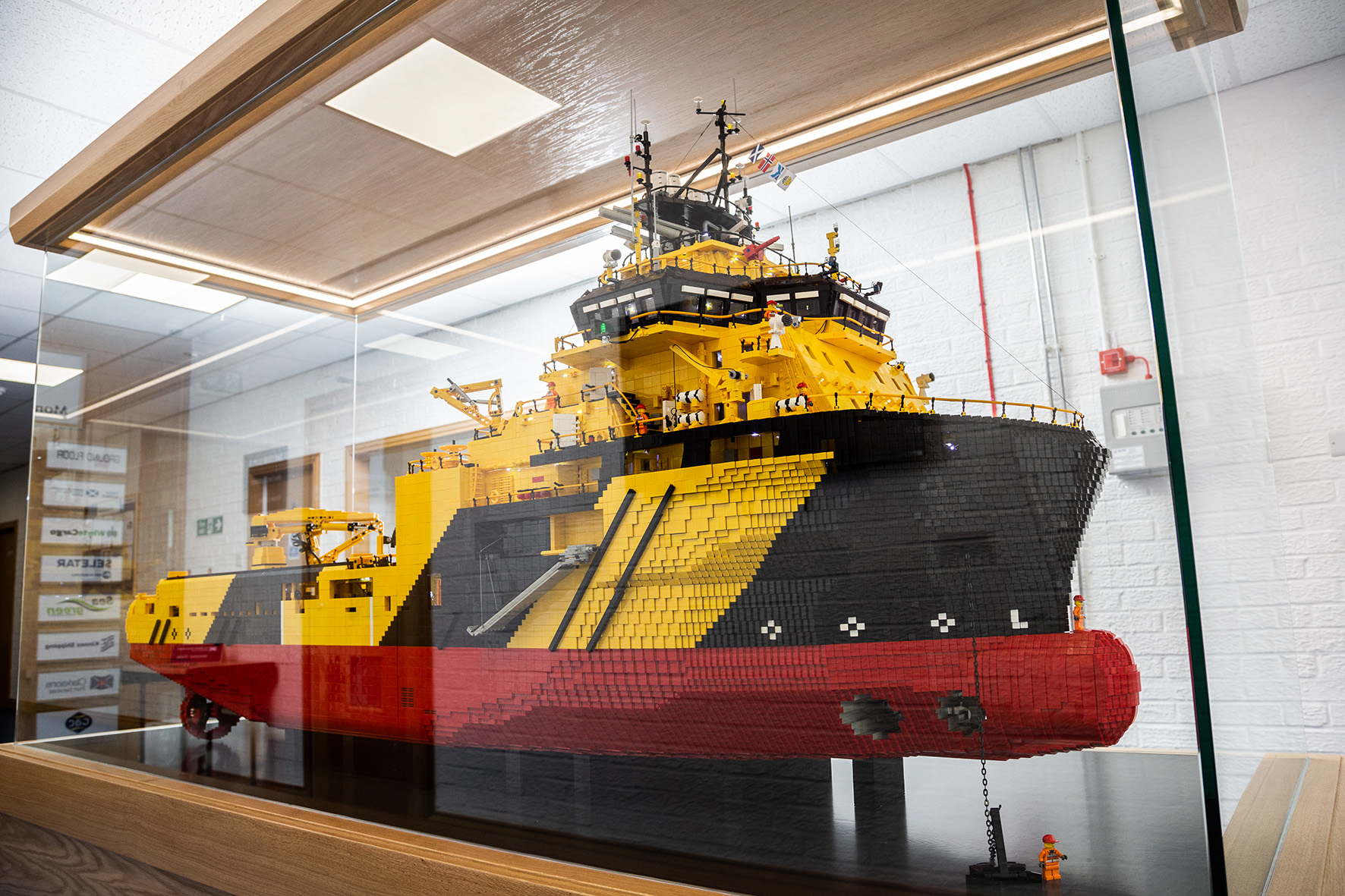 And finally... Massive Lego ship unveiled at Montrose port