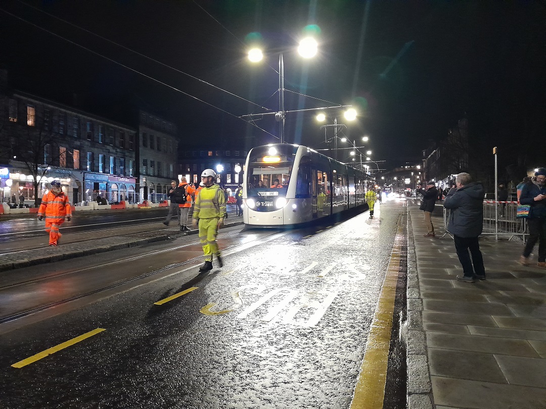 First stage of testing begins for Trams to Newhaven project