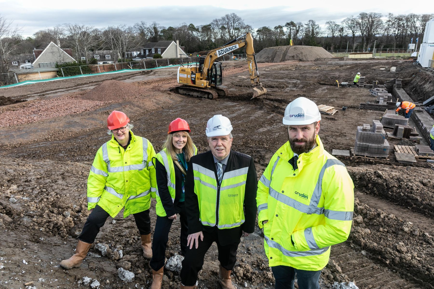 Construction of new council houses in Pencaitland underway