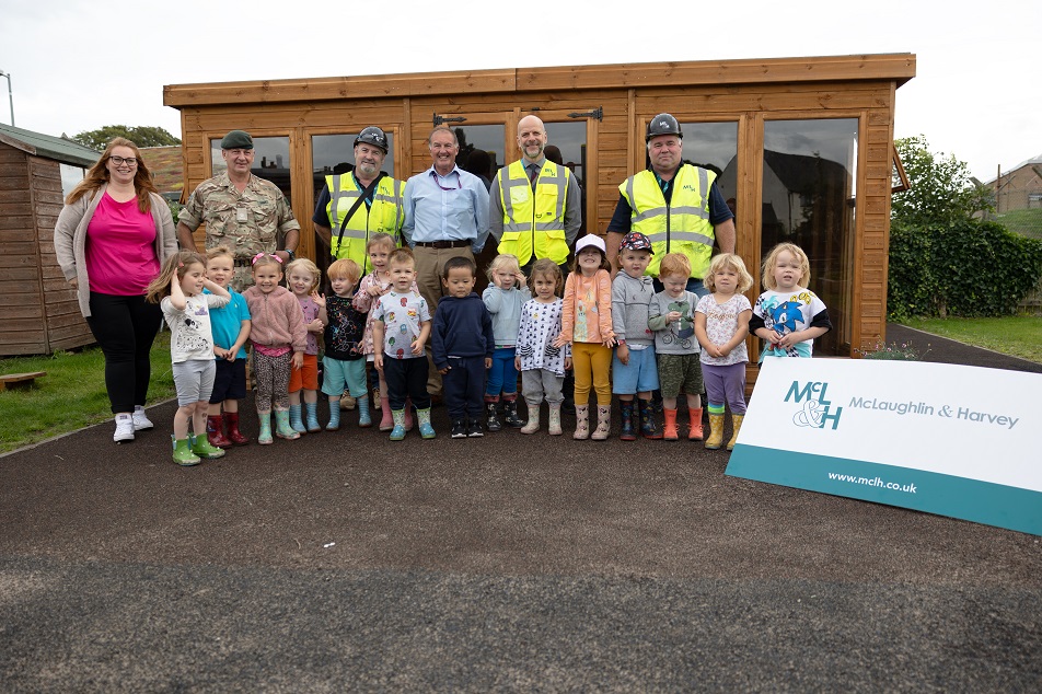 McLaughlin & Harvey supports child development at Leuchars project