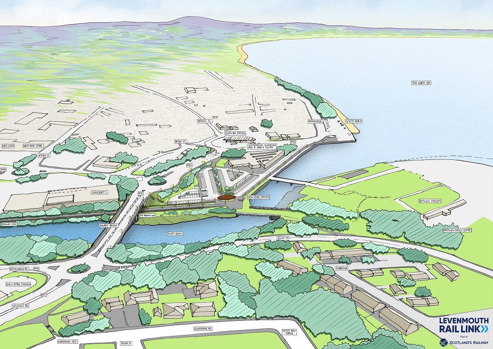 Plans lodged for new stations on Levenmouth Rail Link project