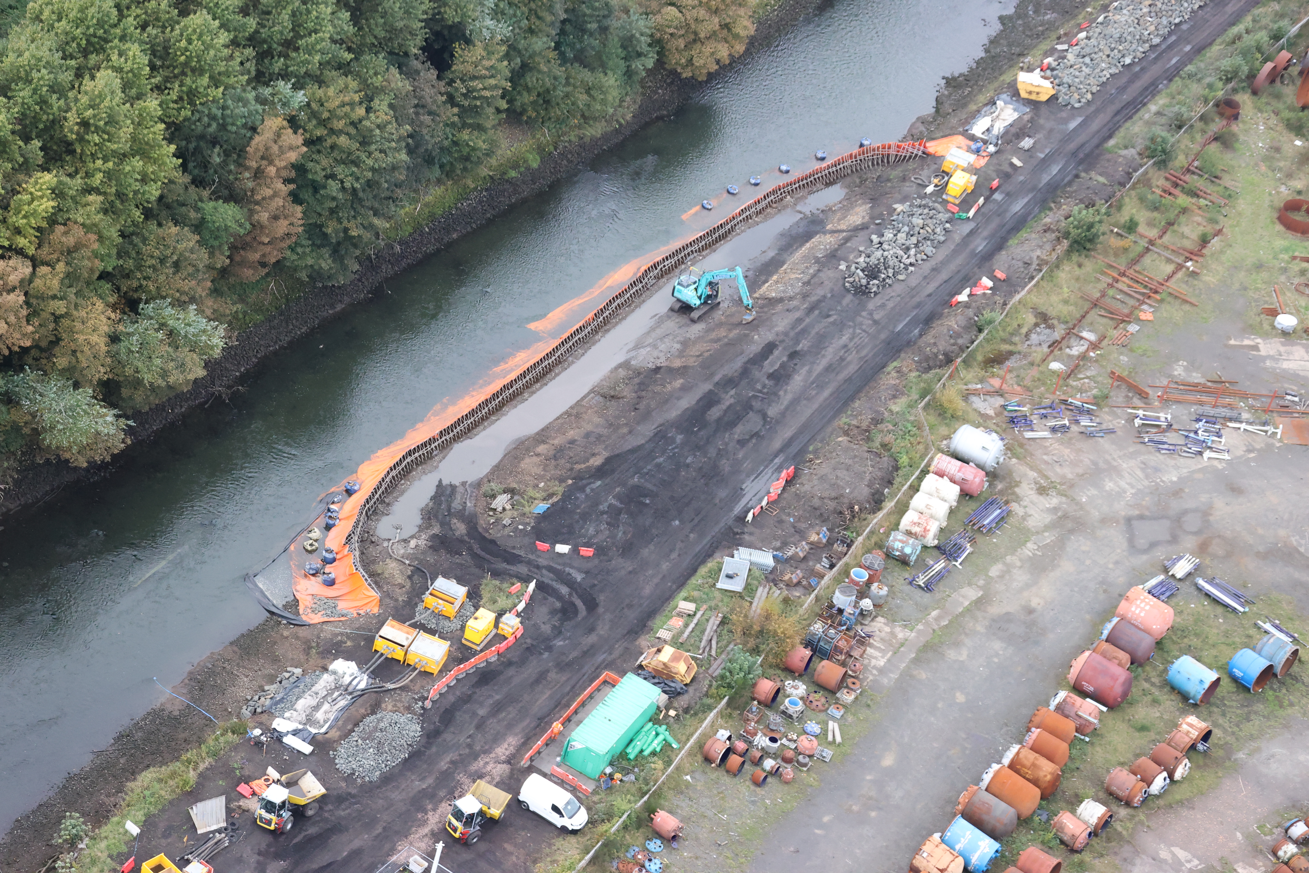 Scour protection works begin at Levenmouth Rail Link project