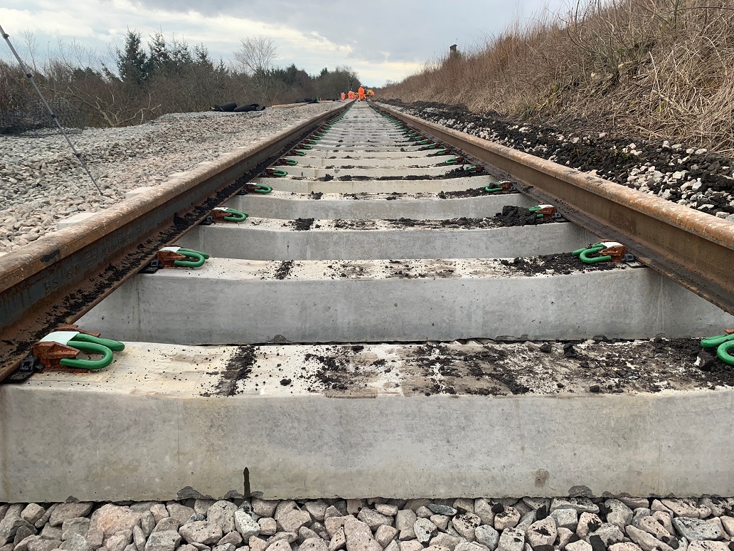 First rails laid for Levenmouth Rail Link