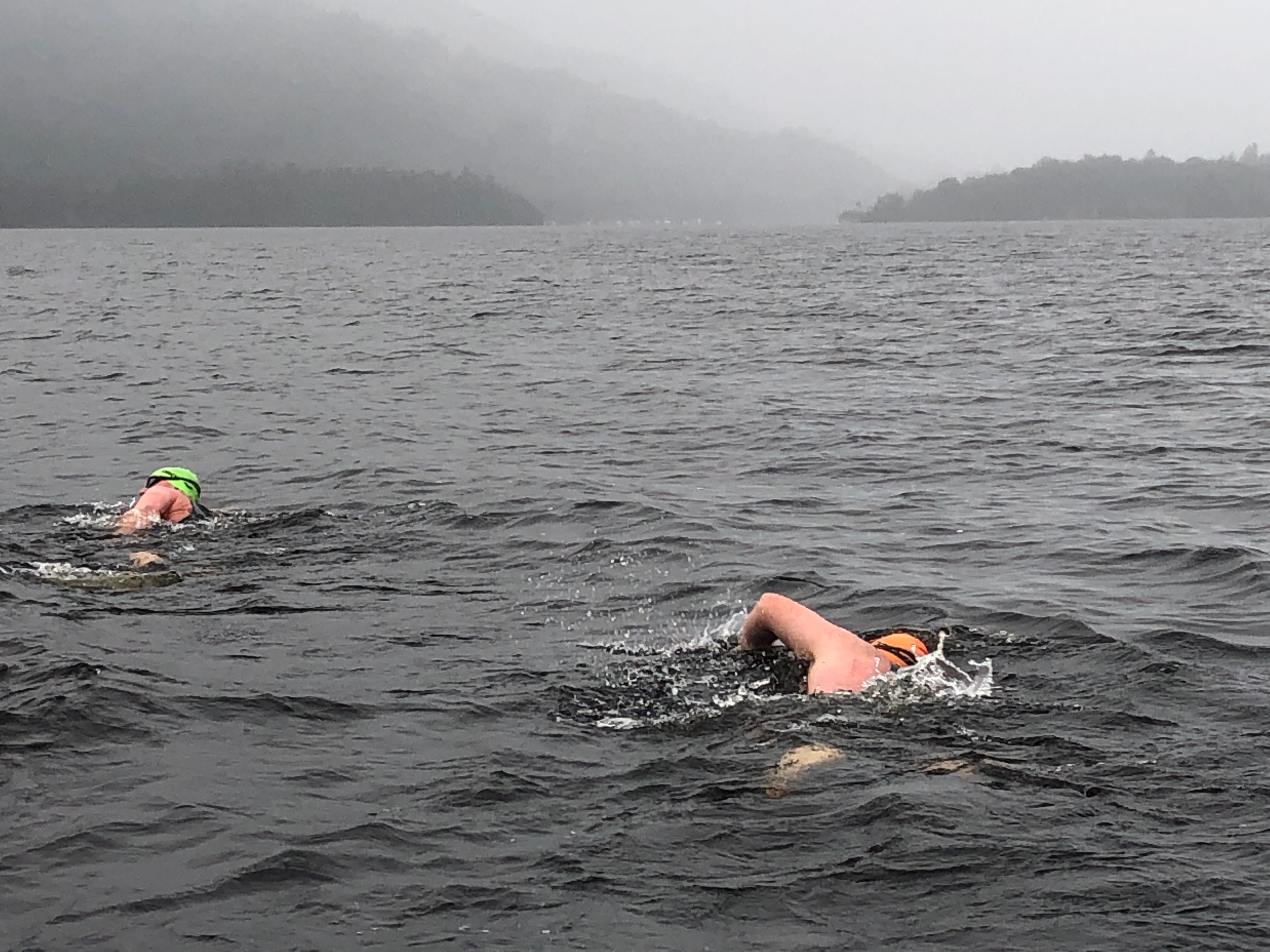 Property professionals undertake marathon Loch Lomond swim for charity