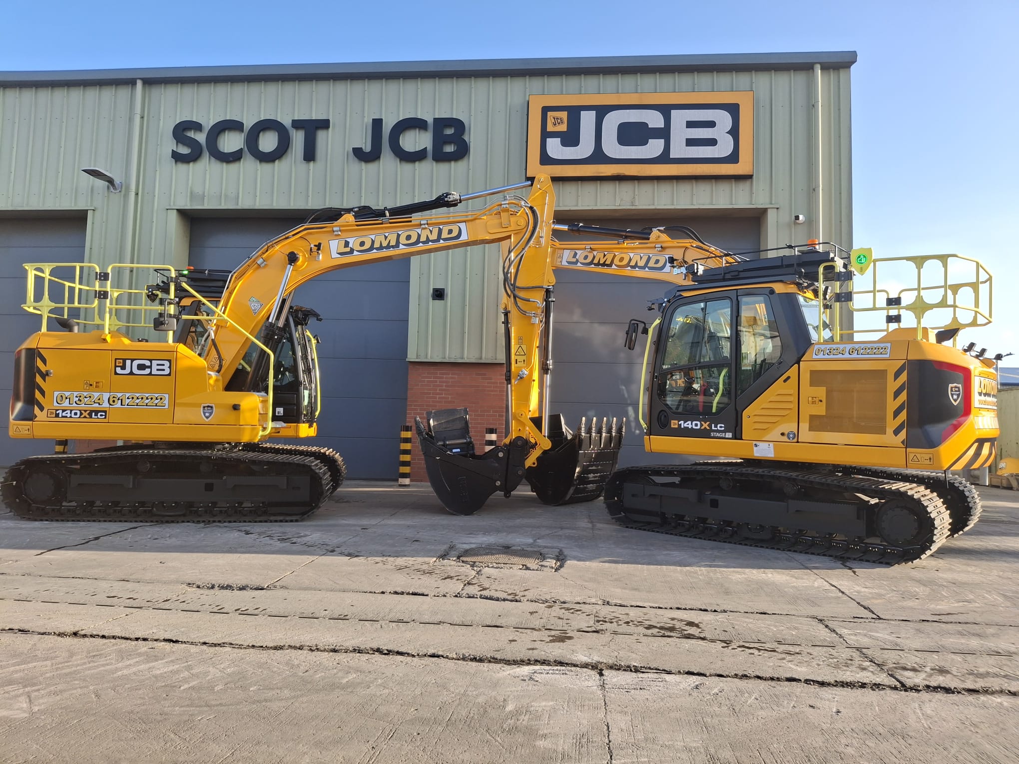 Lomond Plant secures 130 new machines in deal with Scot JCB