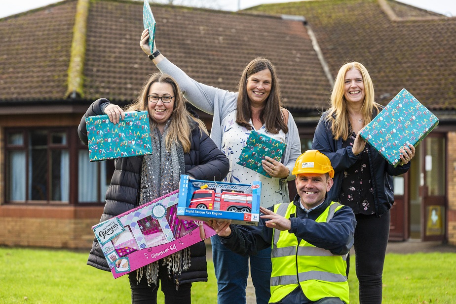 Advance Construction deliver the gift of love in a box