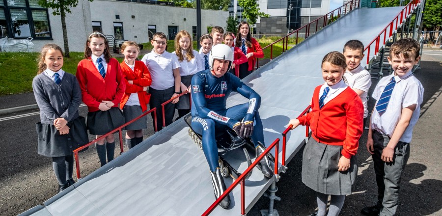 And finally... Glasgow students design world's first mobile luge ramp