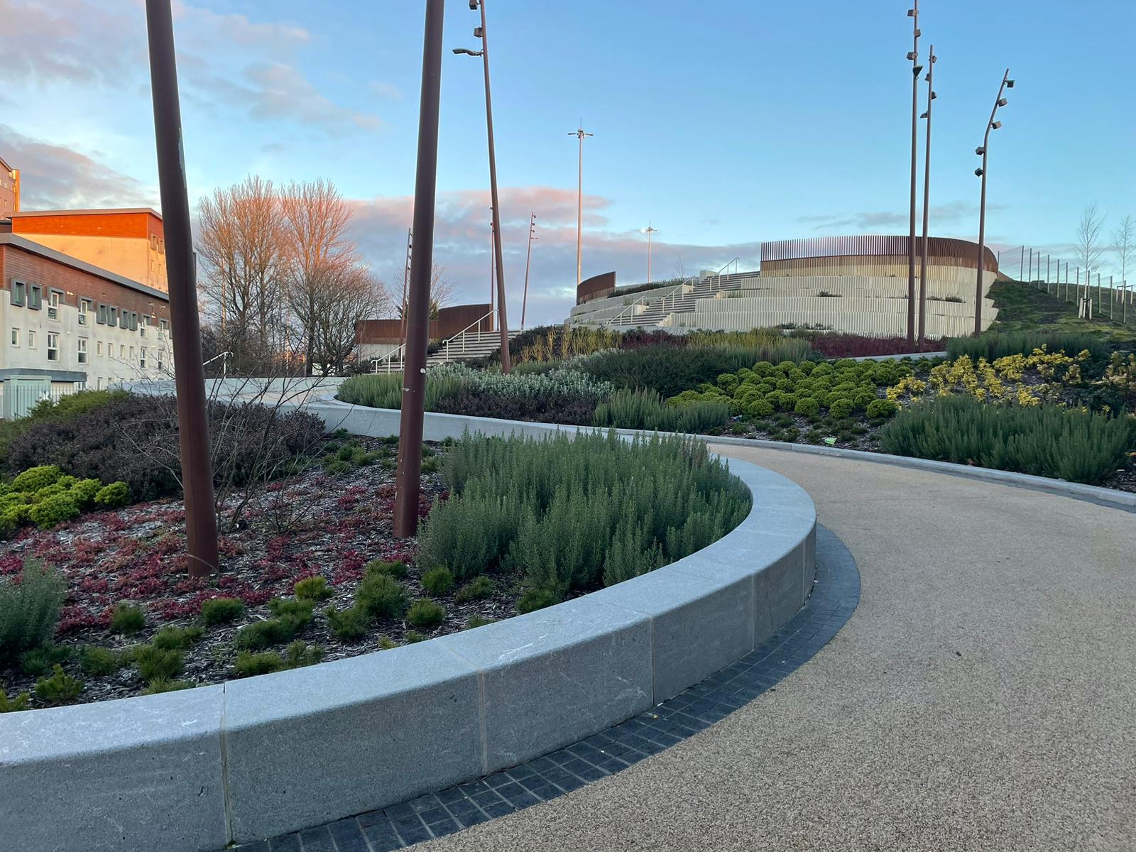 Partners spruce up M8 pedestrian bridge