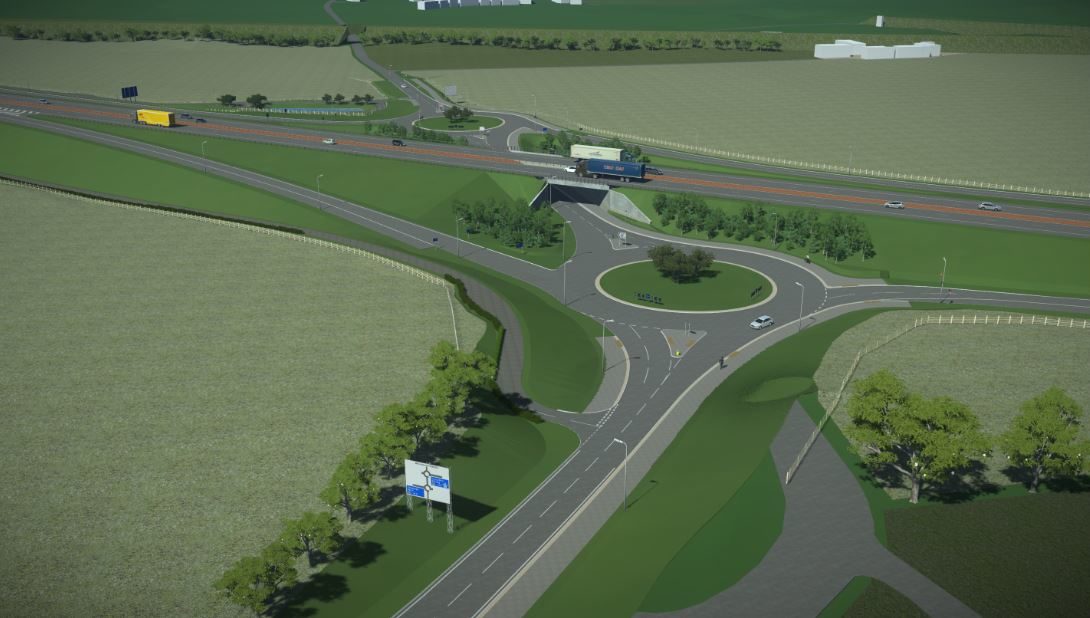New M9 junction at Winchburgh gains planning consent