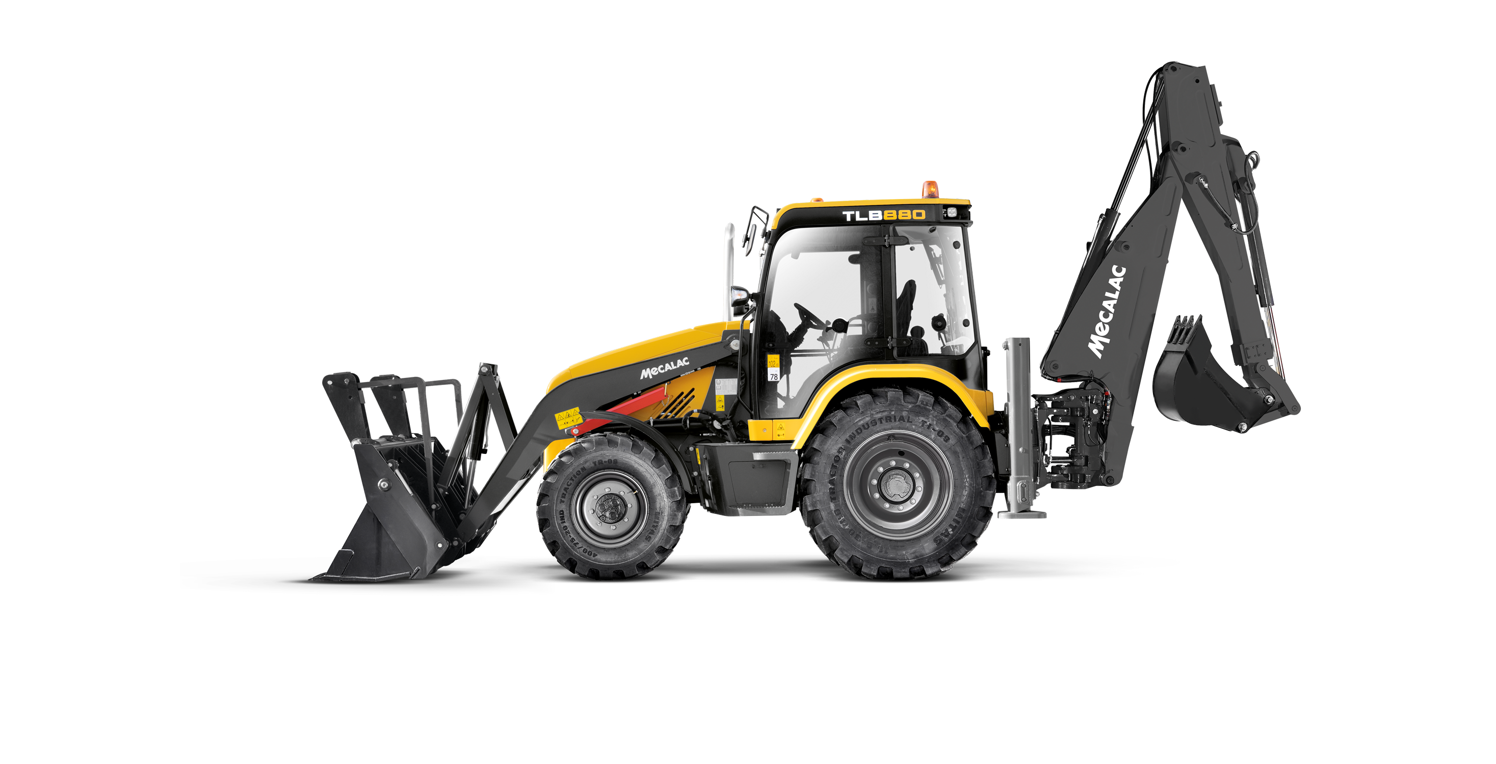 Mecalac unveils all-new TLB880 backhoe loader