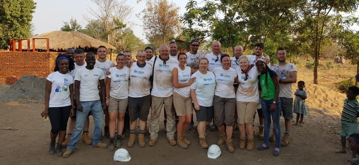 Miller Homes funds Malawi charity housebuilding trip