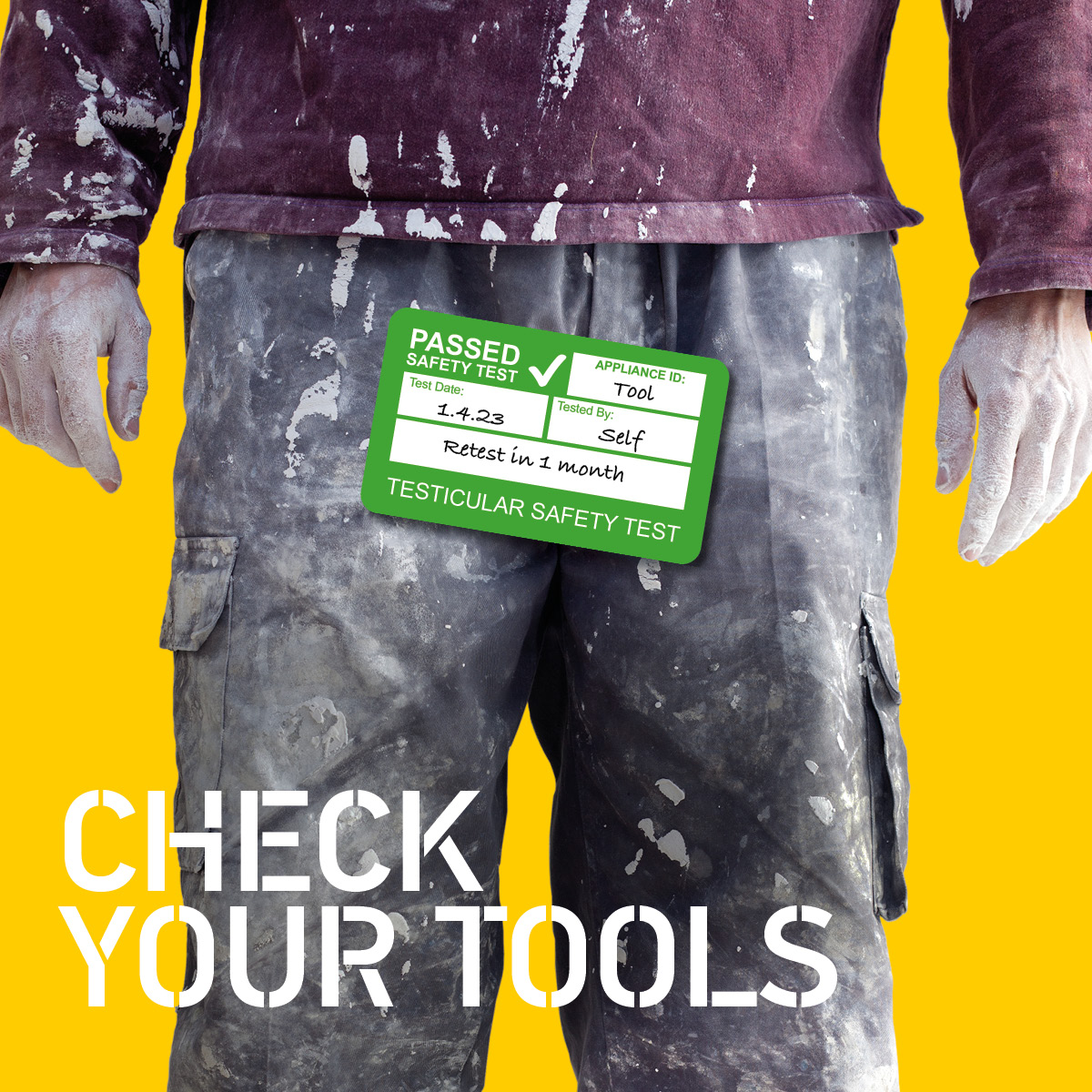 And finally... Tradesmen told to ‘grab April by the balls’ and check their tools