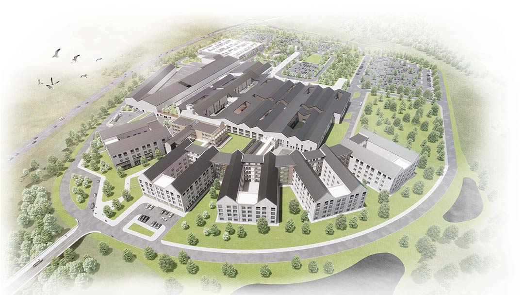 Detailed plans lodged for Monklands hospital replacement
