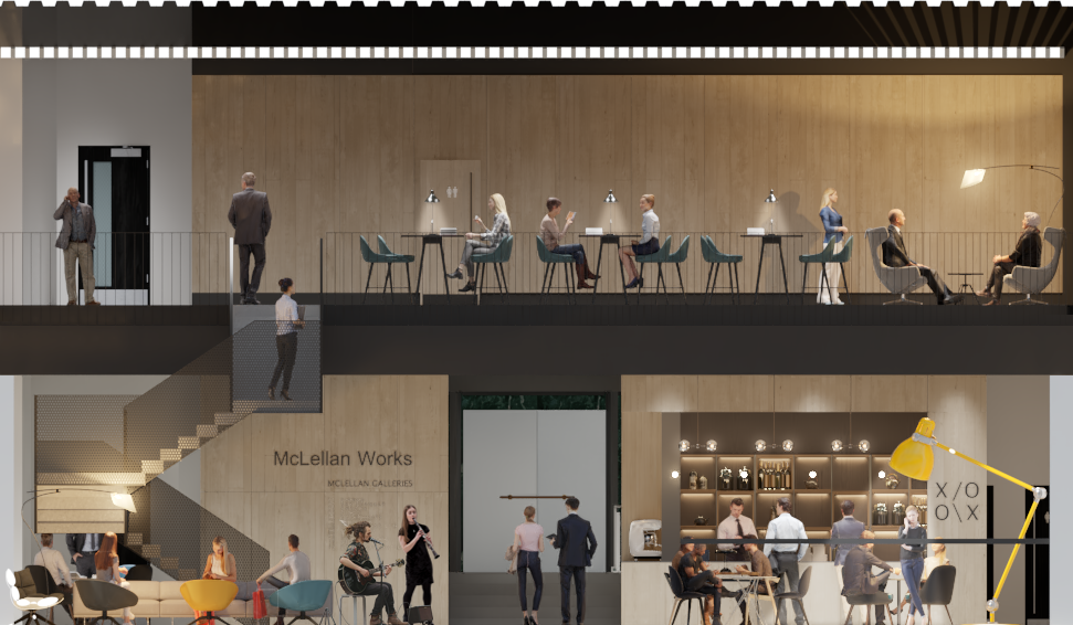 Full workspace vision revealed for Glasgow’s McLellan Works
