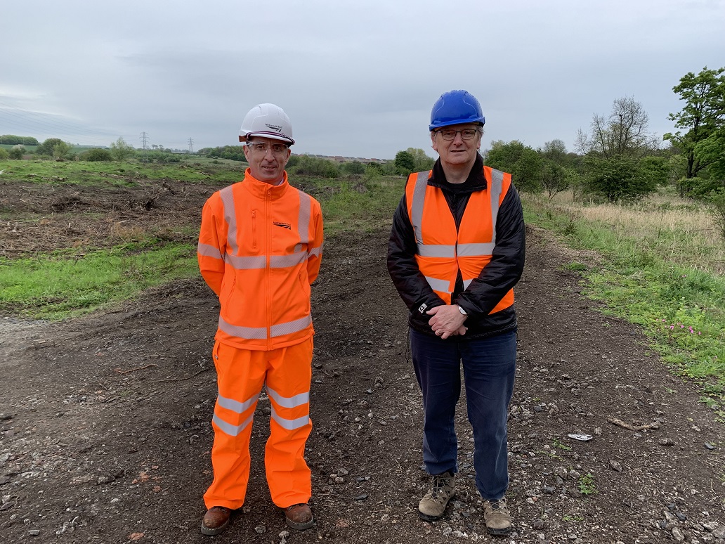 Video: Peter Grant MP visits Levenmouth Rail Link