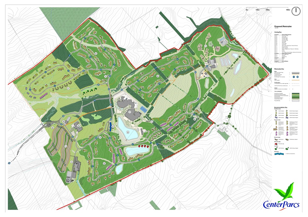 Center Parcs unveils flythrough of proposed Scottish village at final public consultation event