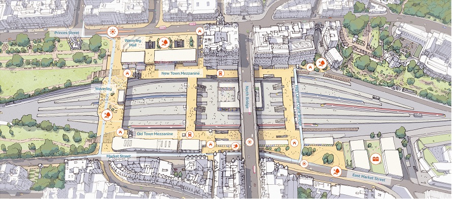 Design contract awarded for Edinburgh Waverley Masterplan