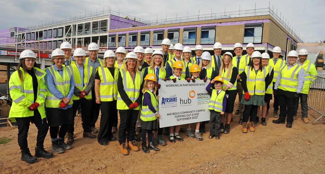 Maybole Community Campus tops out